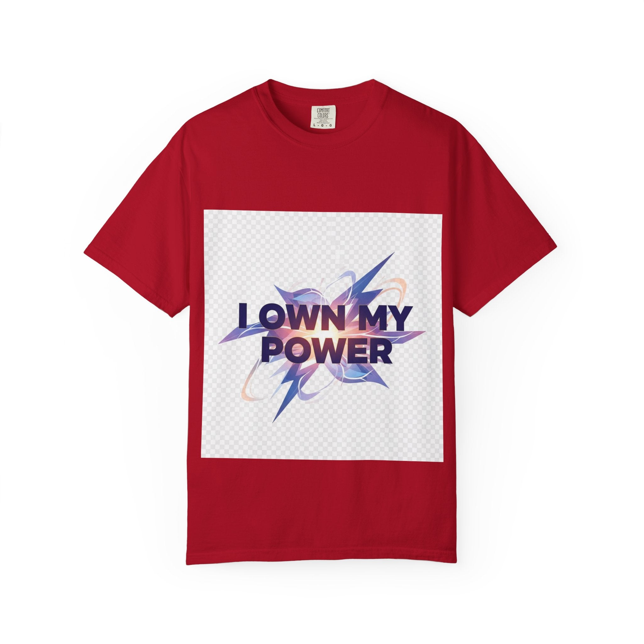 Empowering Message T-Shirt | I OWN MY POWER | Unisex Garment-Dyed Tee, Motivational Shirt, Self-Love Apparel, Gift for Her, [...]