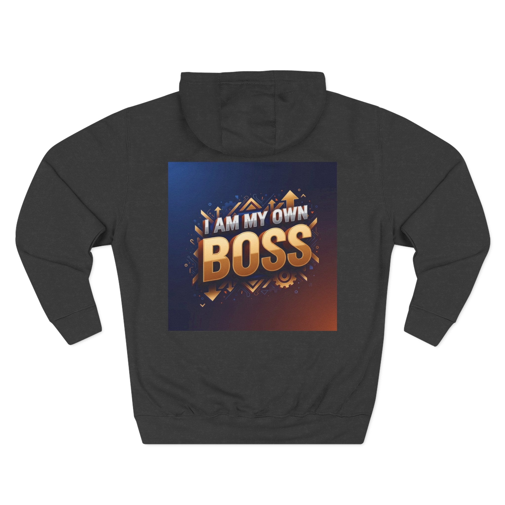 I Am My Own Boss Fleece Hoodie, Motivational Sweatshirt, Entrepreneur Gift, Casual Wear, Empowering Apparel