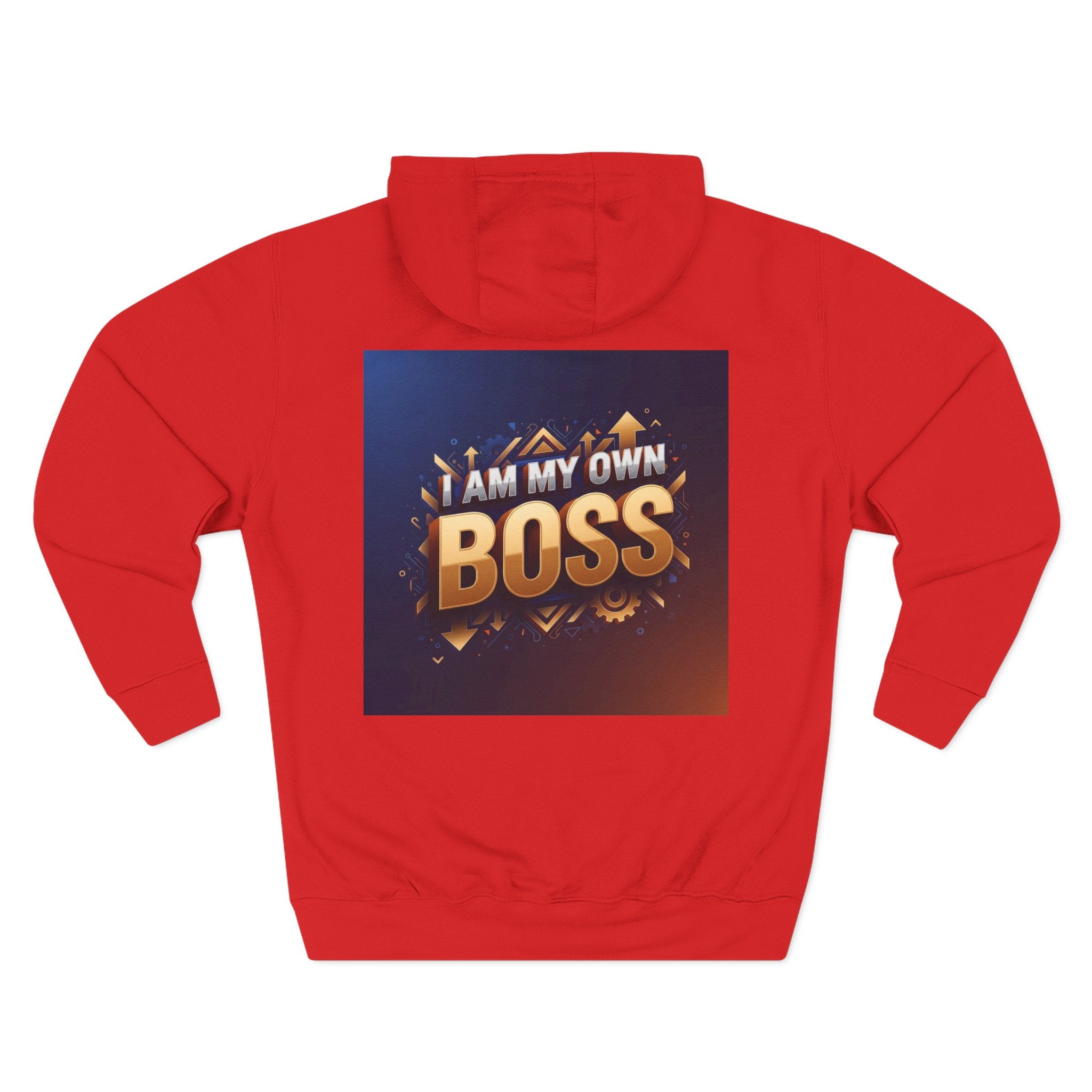 I Am My Own Boss Fleece Hoodie, Motivational Sweatshirt, Entrepreneur Gift, Casual Wear, Empowering Apparel
