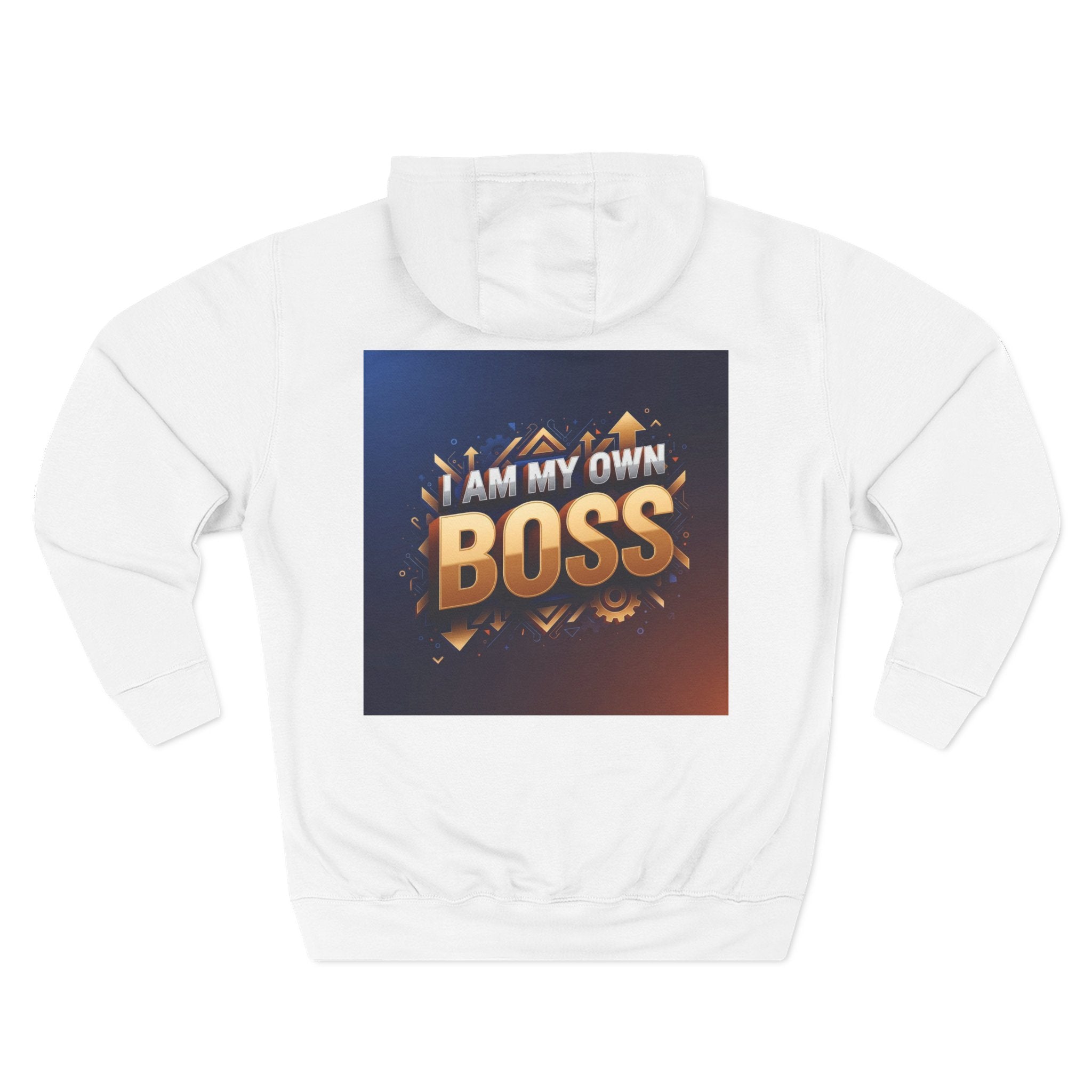 I Am My Own Boss Fleece Hoodie, Motivational Sweatshirt, Entrepreneur Gift, Casual Wear, Empowering Apparel