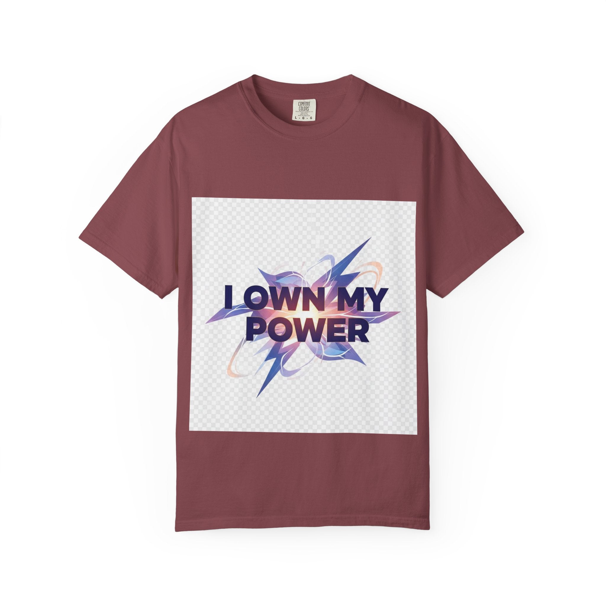 Empowering Message T-Shirt | I OWN MY POWER | Unisex Garment-Dyed Tee, Motivational Shirt, Self-Love Apparel, Gift for Her, [...]