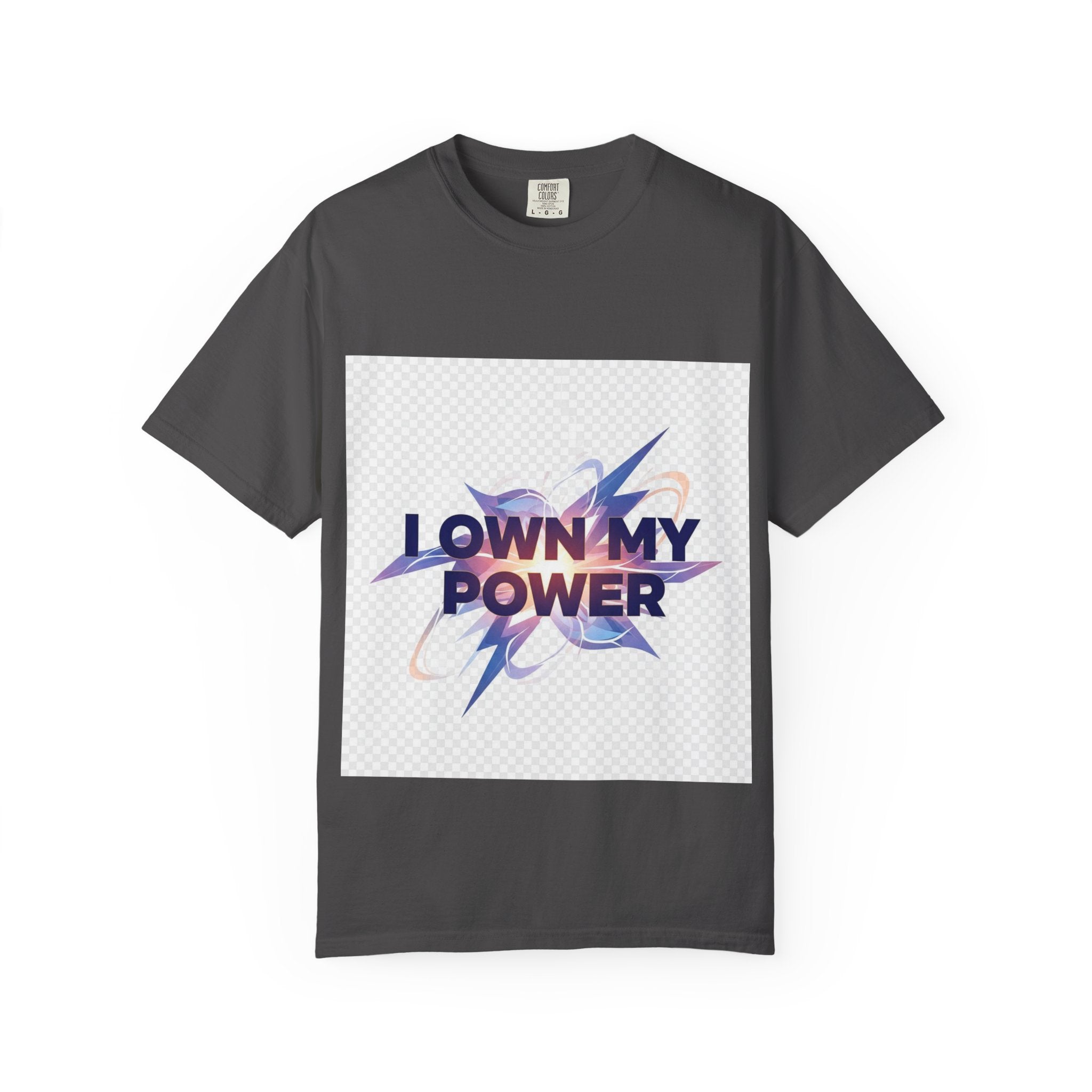 Empowering Message T-Shirt | I OWN MY POWER | Unisex Garment-Dyed Tee, Motivational Shirt, Self-Love Apparel, Gift for Her, [...]