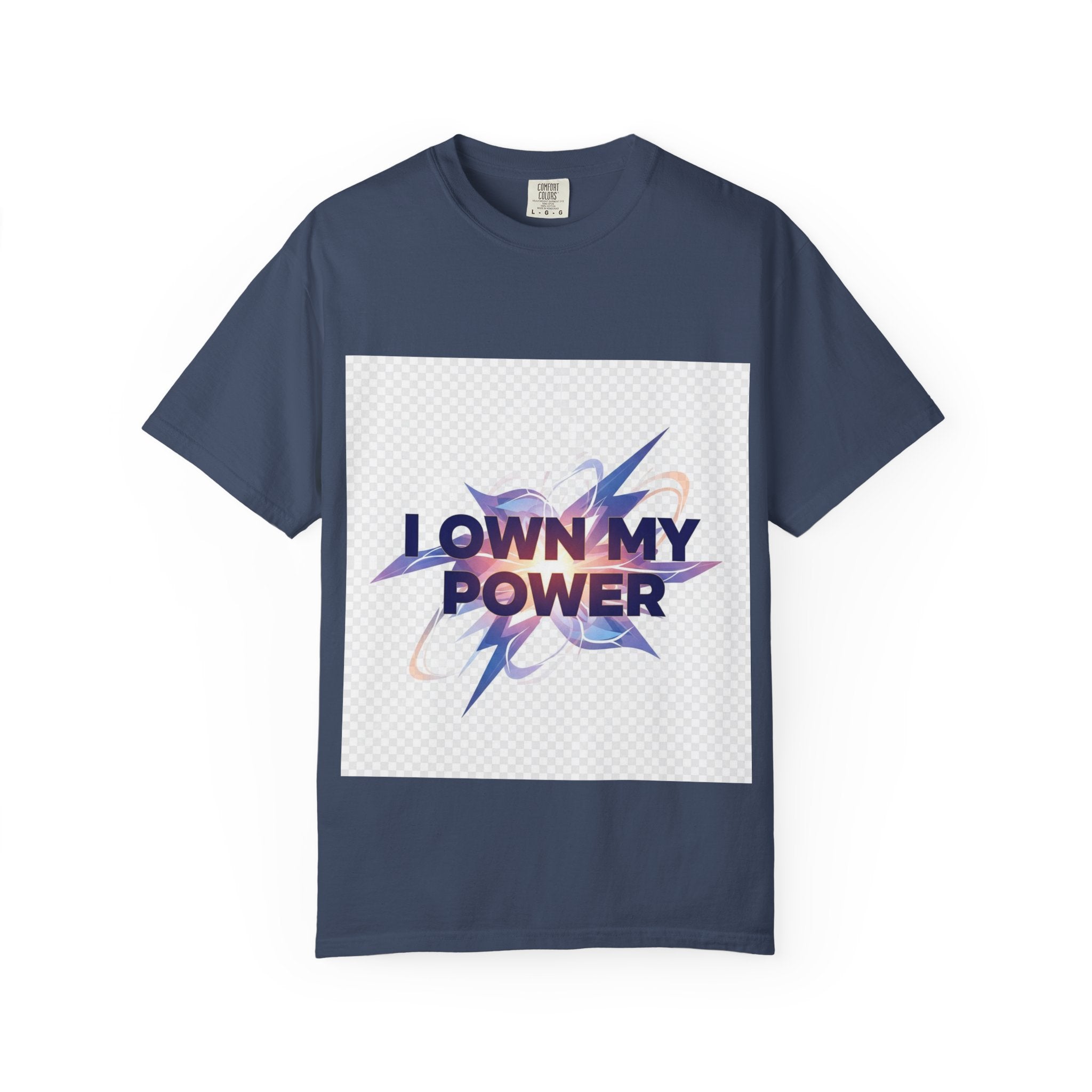 Empowering Message T-Shirt | I OWN MY POWER | Unisex Garment-Dyed Tee, Motivational Shirt, Self-Love Apparel, Gift for Her, [...]