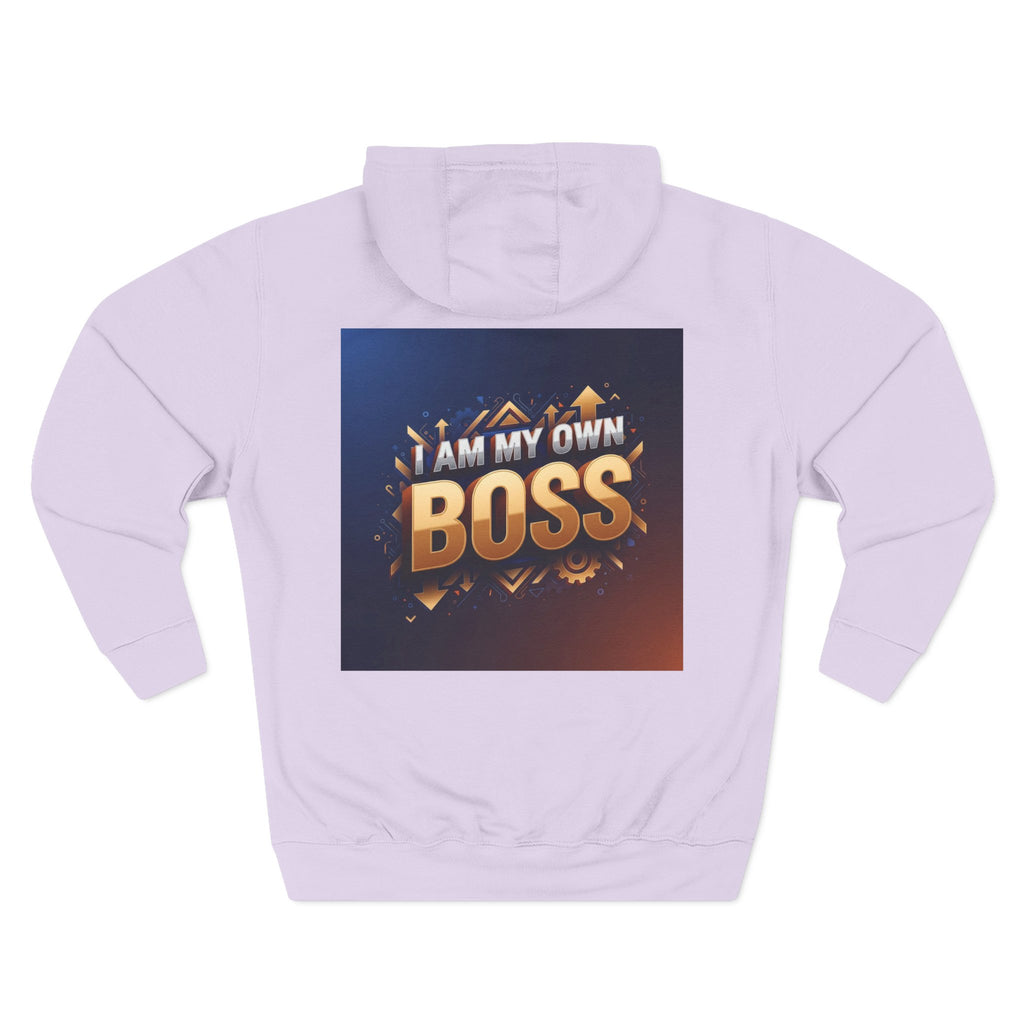I Am My Own Boss Fleece Hoodie, Motivational Sweatshirt, Entrepreneur Gift, Casual Wear, Empowering Apparel