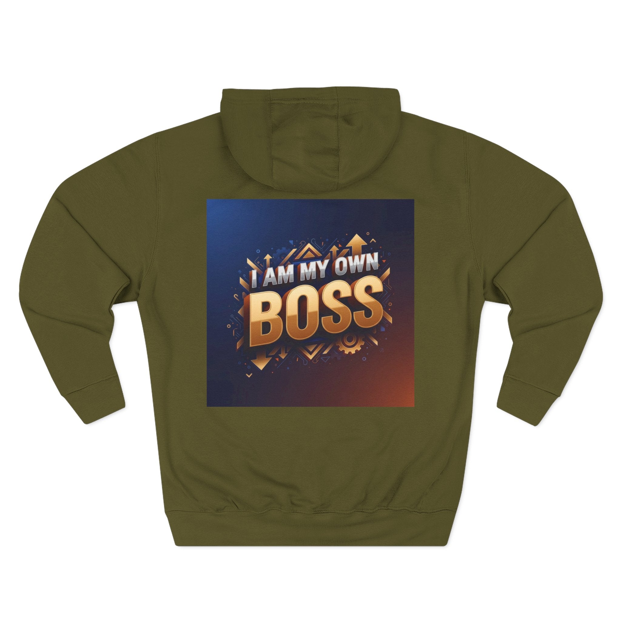 I Am My Own Boss Fleece Hoodie, Motivational Sweatshirt, Entrepreneur Gift, Casual Wear, Empowering Apparel