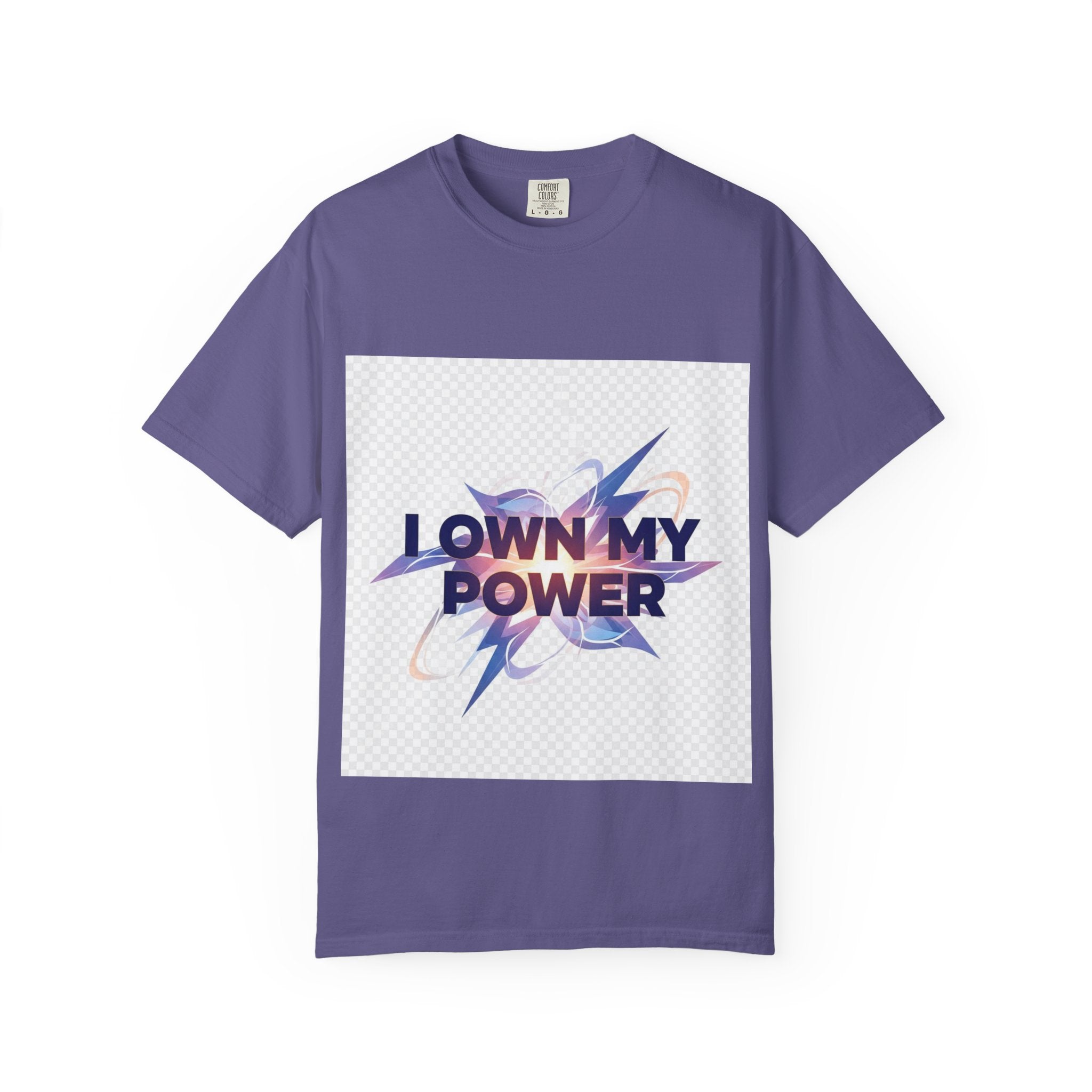 Empowering Message T-Shirt | I OWN MY POWER | Unisex Garment-Dyed Tee, Motivational Shirt, Self-Love Apparel, Gift for Her, [...]